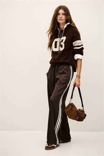 Ba&sh, JOSHUA jogging trousers, Chocolat